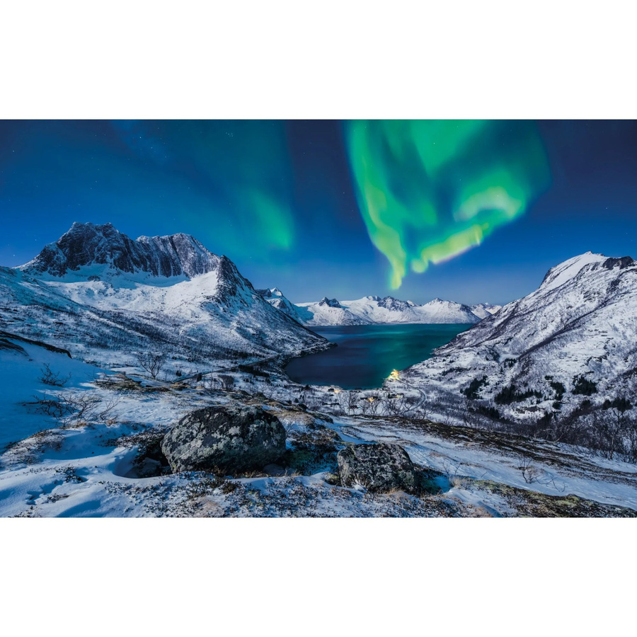 Komar Fototapete Vlies I LOVE Norway in Multicolour, B: 400 cm, H: 250 cm - Bild 2