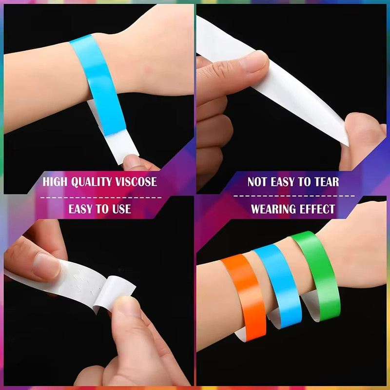 Neon Armbänder, wasserdicht, selbstklebend, Unisex - Bild 2
