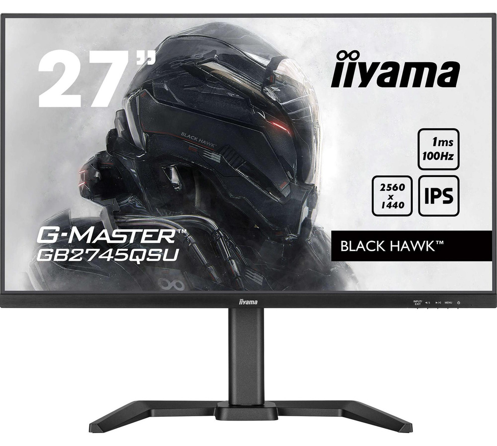 iiyama G-MASTER GB2745QSU-B2 Gaming-Monitor, 68,6 cm (27 Zoll), Wide Quad HD, LED, 1 ms, Schwarz - Bild 1