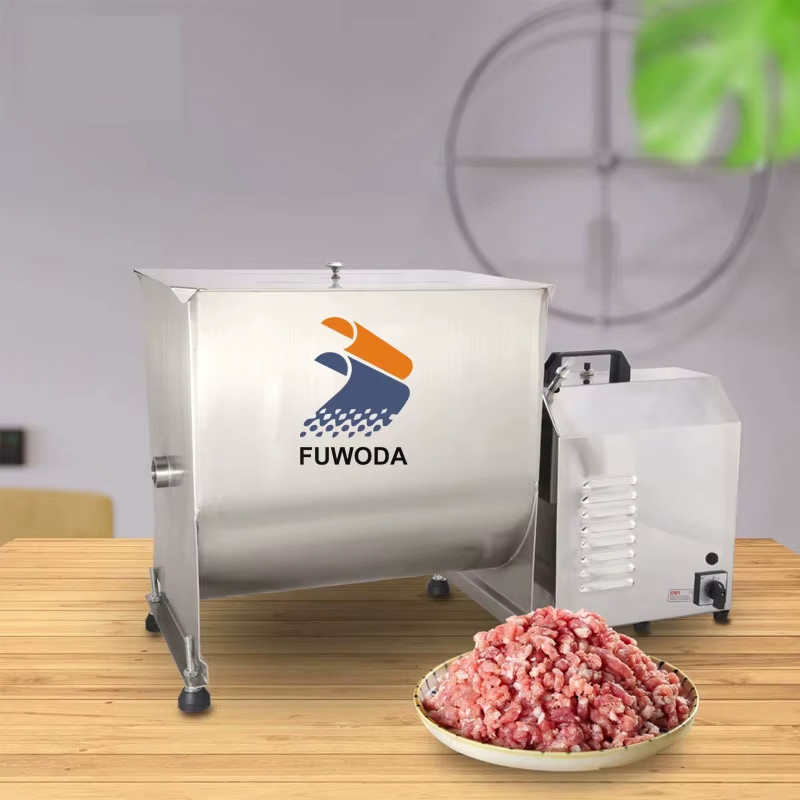 FUWODA Elektrische Fleischmischmaschine aus Edelstahl in Silber, 10 l Volumen - Bild 2