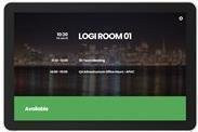 Logitech Tap Scheduler White – Zertifiziertes Scheduling Panel für Videokonferenzen mit Zoom und Microsoft Teams Unterstützung - Bild 1