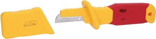 KS Tools 117.5602 Kabelmesser in Gelb mit Kunststoffgehäuse - Bild 1