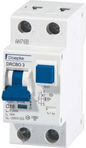 Doepke RCBO FI/LS-Kombination DRCBO3 C16/0,03/1N-A mit Schraubanschluss - Bild 1