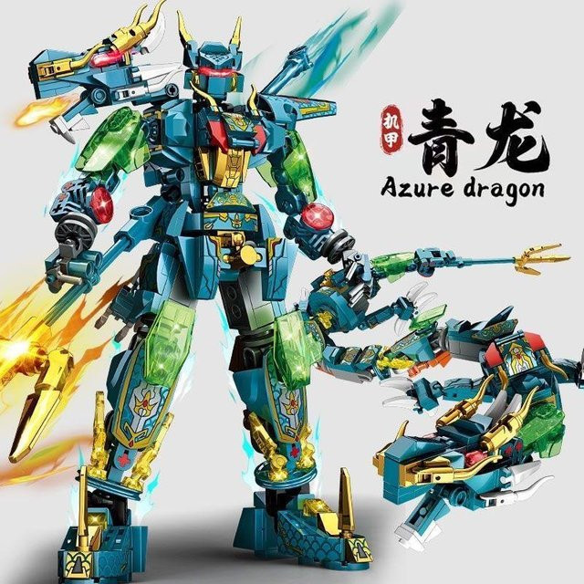 Linyi toy 2-in-1 Verwandlungs-Mechanikmaschine Mythisches Biest Bausteine-Set - Bild 1