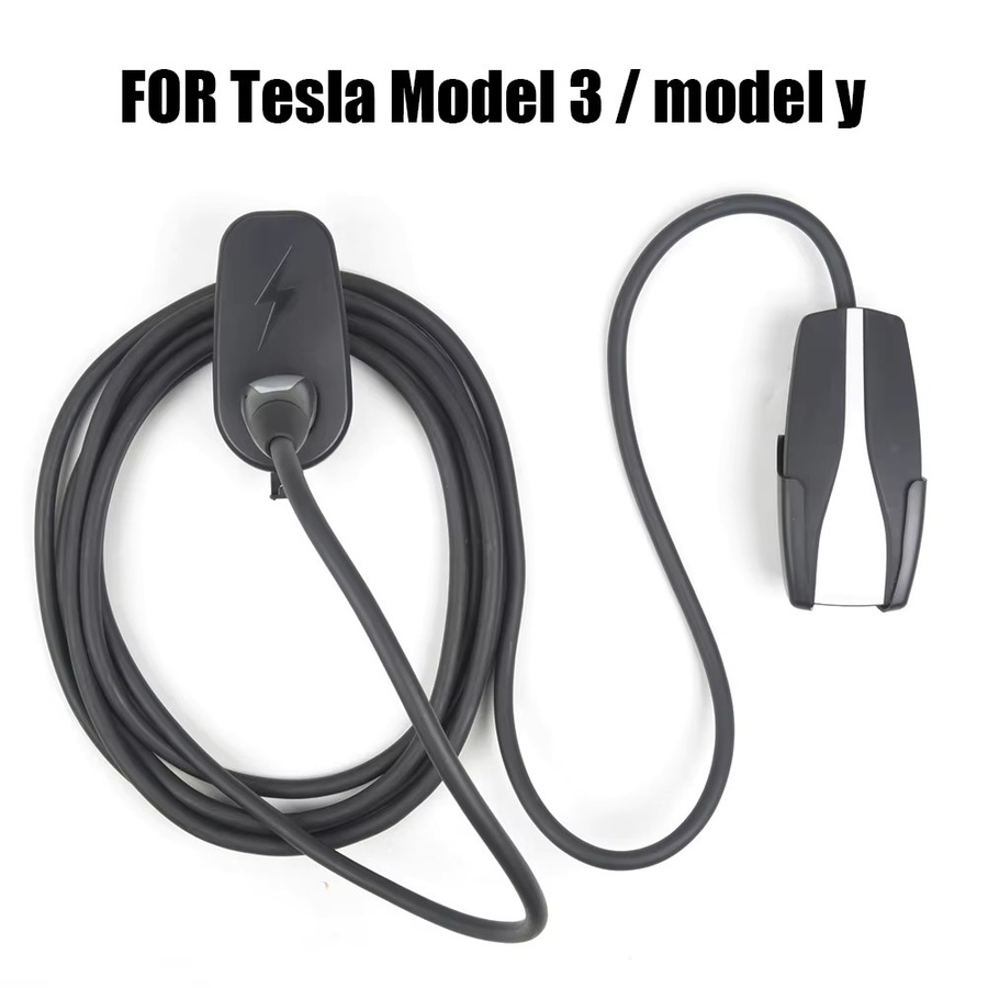 MOJOYCE Ladegerät Ständer und Ladekabel Organizer für Tesla Modell 3 und Model Y in Schwarz - Bild 6