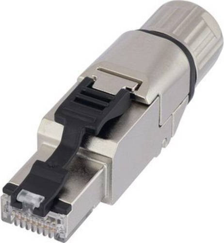 LAPP Ethernet Stecker ED-IE-AXS-6A-B-20-FC, gerade, 8 Polzahl, Silber - Bild 1