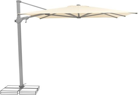Suncomfort by Glatz Sonnenschirm Varioflex rechteckig, Farbe: beige, B: 270 cm, T: 330 cm - Bild 1