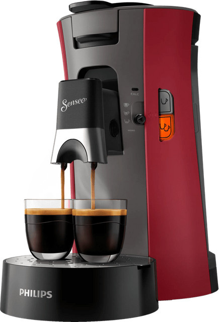 Philips Senseo Select CSA240/90 Kaffeepadmaschine in Rot - Bild 1
