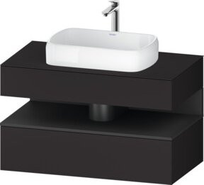 Duravit Waschtischunterschrank Qatego in Grau, B/T/H: 100 x 55 x 60 cm - Bild 1