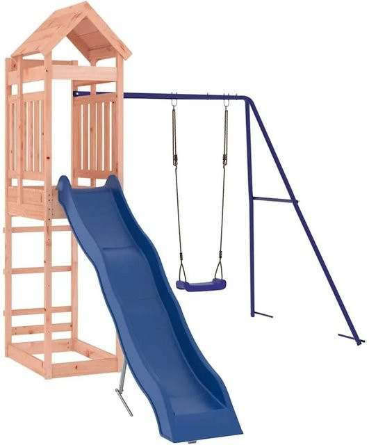 vidaXL Spielturm aus Massivholz Douglasie in Blau - Bild 1