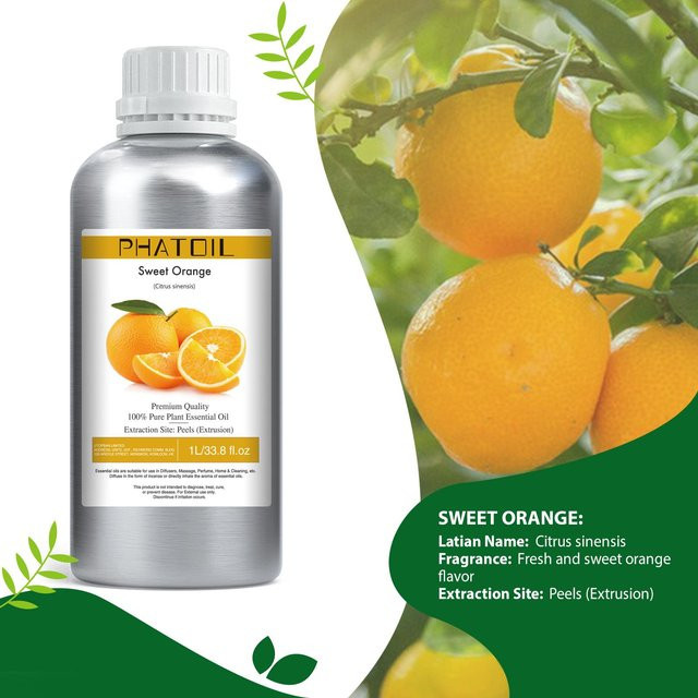 PHATOIL Ätherisches Öl Sweet Orange, 1000 ml, Unisex - Bild 1