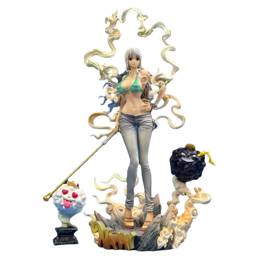 Bandai One Piece Nami Statue Wano Arc, Anime Desktop-Dekoration, 30cm - Bild 3