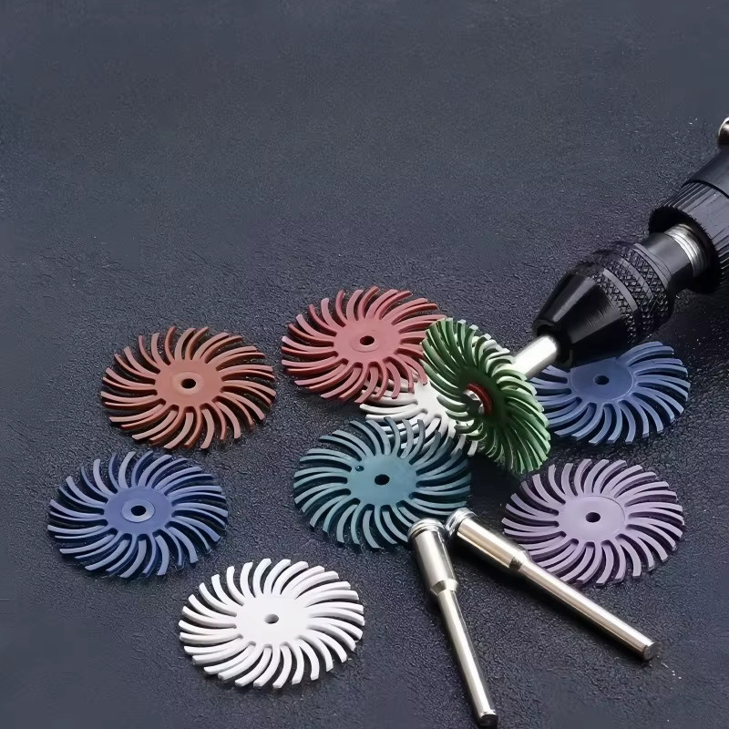 Spiralscheiben-Polierwerkzeug in Multicolour für Schmuck, Holzschnitzerei und elektrische Rotationswerkzeuge - Bild 4