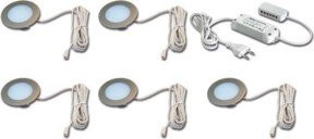 Hera 5er-Set LED-Einbauleuchten in Weiß, Warmweiß, 3W mit WLAN-Funktion - Bild 1
