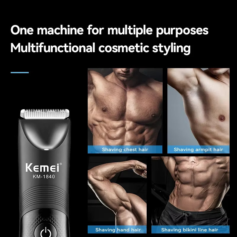 Kemei Bikini-Rasierer KM-1840, Schwarz, Damen - Bild 3