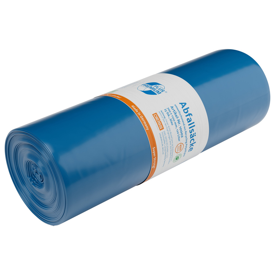 PREMIUM PLUS Müllsack von Emil Deiss GmbH & Co.KG, Blau, 120 l - Bild 2