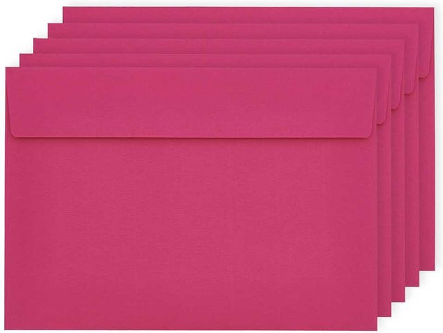 Rico Design Paper Poetry Luxury Umschläge C6 in Fuchsia - Bild 1