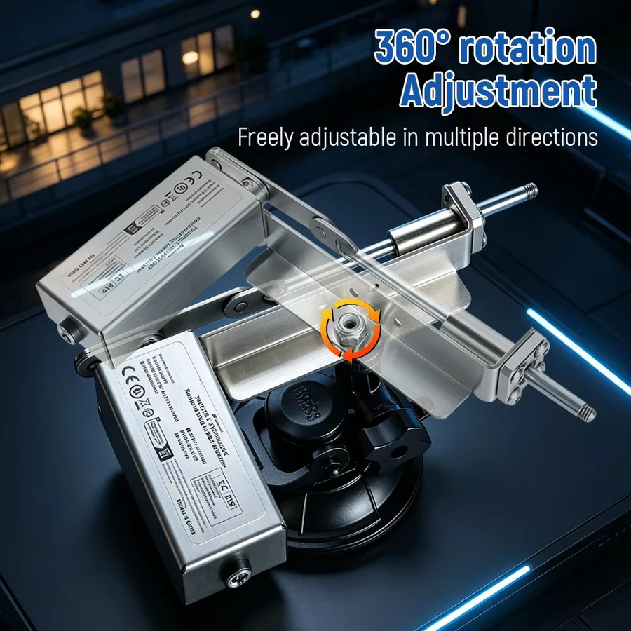 TUNGFULL Kleiner Motoraktuator Schubmaschine 24V mit 45mm Hub, Variable Geschwindigkeit, Linearantrieb in Silber - Bild 2