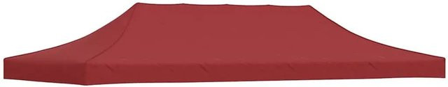 vidaXL Partyzelt-Dach in Burgunderrot mit einer Fläche von 6 x 3 m und einer Materialstärke von 270 g/m² aus PVC-beschichtetem Polyester - Bild 1