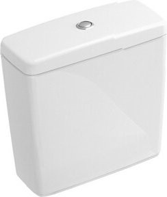 Villeroy & Boch Spülkasten O.NOVO mit seitlichem und reversiblem Zulauf in Weiß mit CeramicPlus Beschichtung - Bild 1