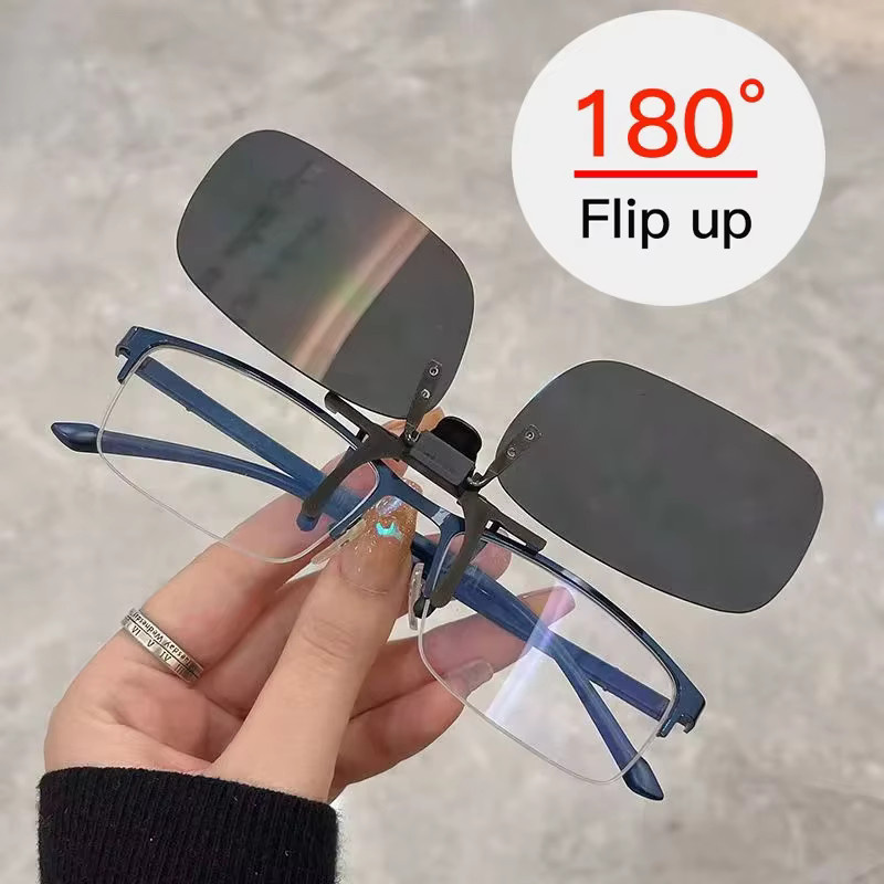 Rexxar Sonnenbrillen-Clips, polarisiert, 4er-Set, rectangular - Bild 4