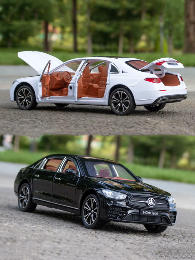 E-CLESS W140 320 SEL Miniaturmodell, 1:24, mit Licht und Ton, Fahrzeuge - Bild 4