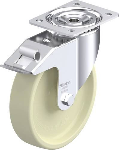Blickle Lenkrolle LI-POH 200G-FI in Blau-Weiß mit Rad-Durchmesser 200 mm und einer Tragfähigkeit von 350 kg - Bild 1
