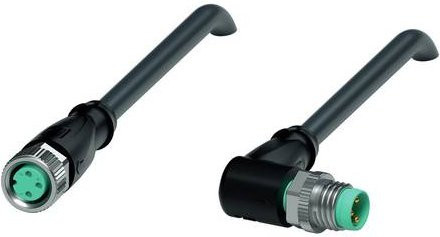 Pepperl+Fuchs 240817-0002 Sensor-Aktor-Steckverbinder, konfektioniert, 3 Polzahl, schwarz, Länge: 5 m - Bild 1