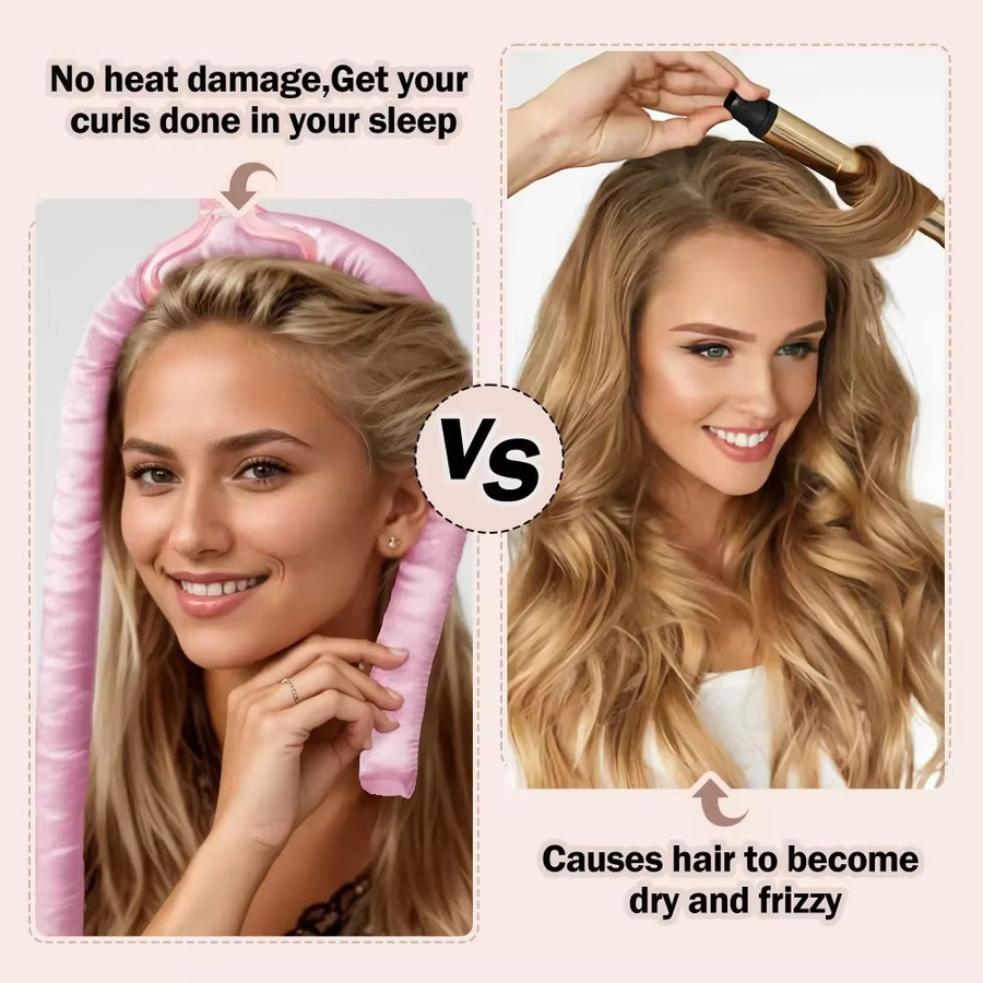 Keine Wärme Band Heatless Curling Stange, Lockenwickler für Damen und Herren - Bild 3