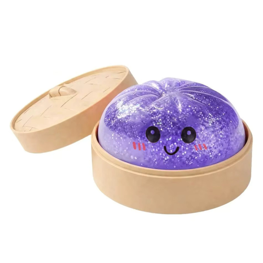 Bandai Riesen-Knödel-Quetschspielzeug mit Bambus-Dampfgarer, Fidget-Stressball - Bild 2