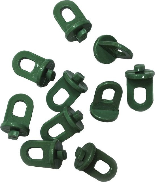 Palram Canopia Gewächshaus-Clips aus Kunststoff in Grün zur Pflanzenunterstützung - Bild 1