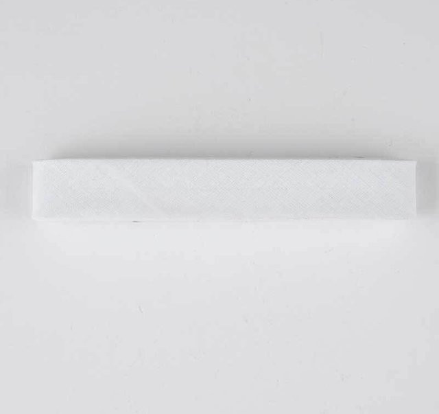 Gütermann Schrägband aus Baumwolle Weiß Nr. 5119 Breite: 2 cm, Länge: 3 m - Bild 1