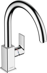 Hansgrohe Spültisch-Einhebelmischer Vernis Shape 210 mit schwenkbarem Auslauf, Chrom - Bild 1