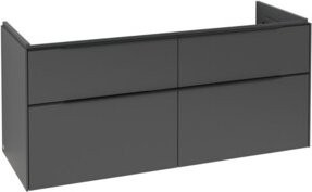 V&B Subway 3.0 Waschtischunterschrank in Graphit, B/T/H: 127,2 x 57,6 x 47,8 cm - Bild 1