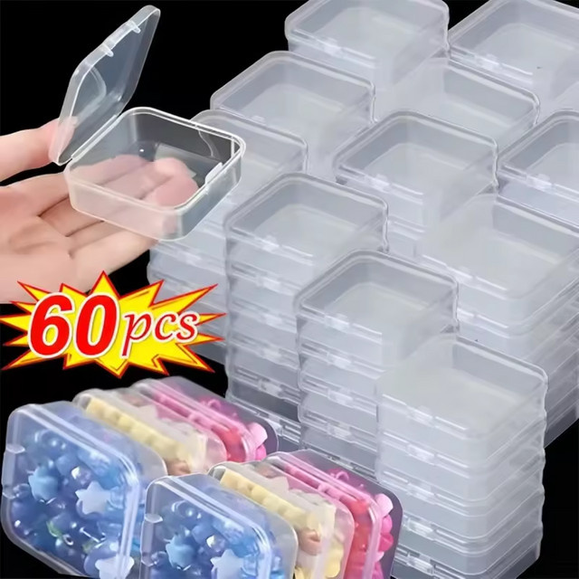 Schmuck-Organizer Kunststoff, Transparent, Quadratisch - Bild 1