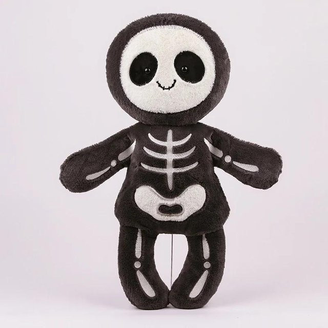 Kidsly Cartoon Mummy Skull Man Plüschtier, 33cm, ab 14 Jahren - Bild 1