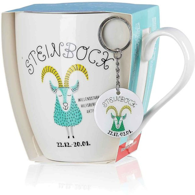 Ritzenhoff & Breker Jumbotasse Steinbock Astro, Mehrfarbig, 650 ml - Bild 1