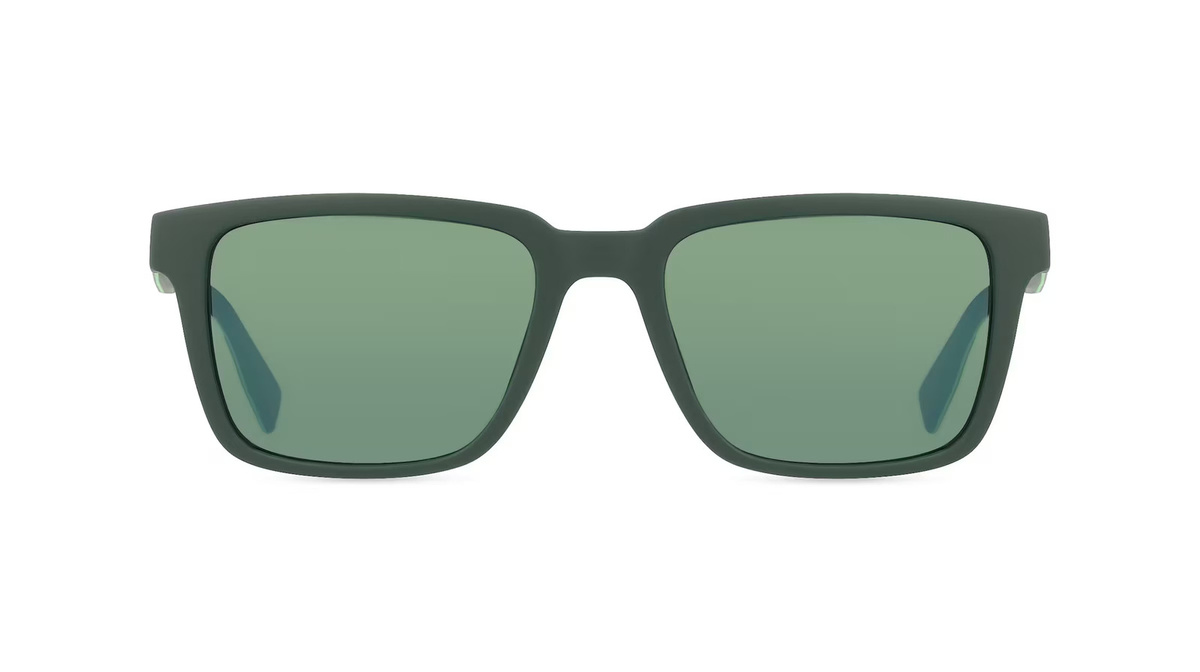 Lacoste L6032S Sonnenbrille, Vollrand, Quadratisch, Acetat, Unisex, grün - Bild 1