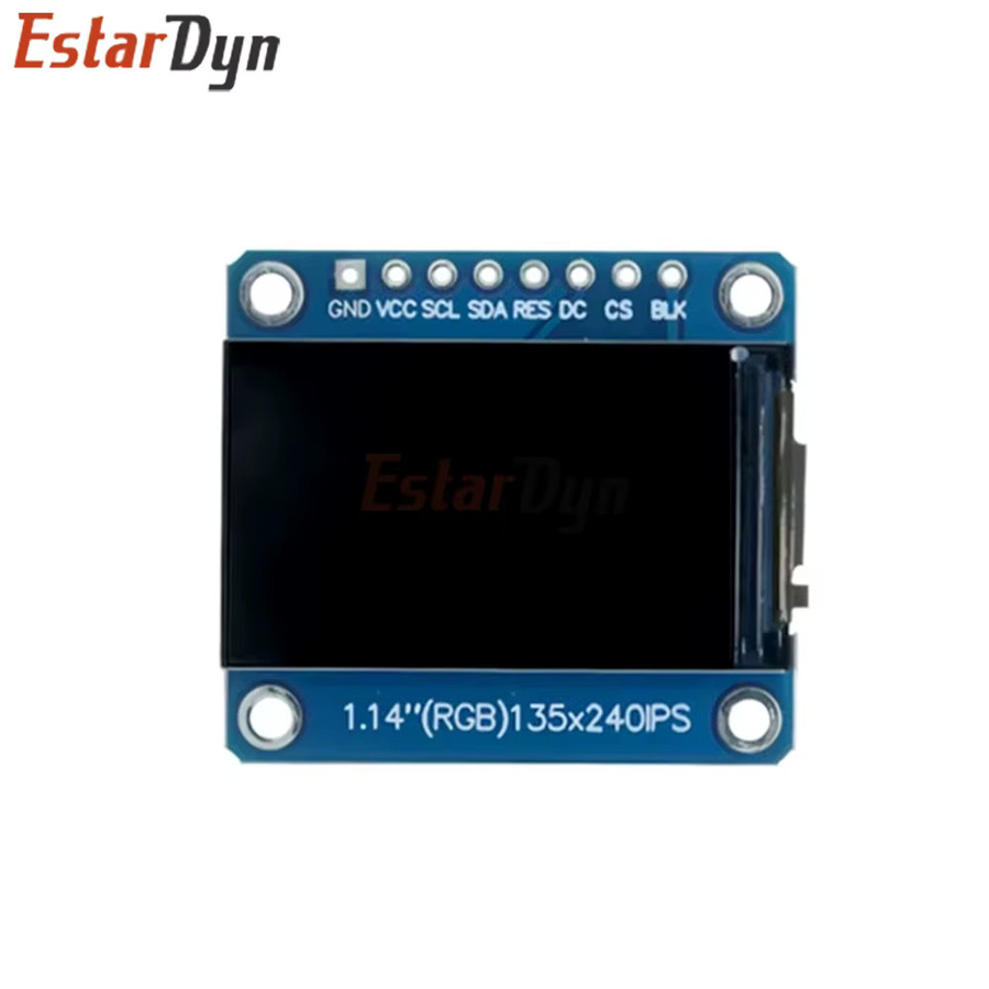 Estardyn IPS TFT LCD Display 1,14 Zoll mit ST7789 SPI Modul und 65K Farbmodul für ESP32 und STM32 - Bild 2