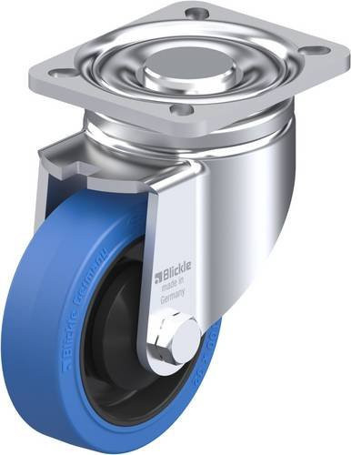 Blickle Lenkrolle LH-POEV 100K-1-SB in Blau und Schwarz mit 100mm Rad-Durchmesser und 200kg Tragfähigkeit - Bild 1