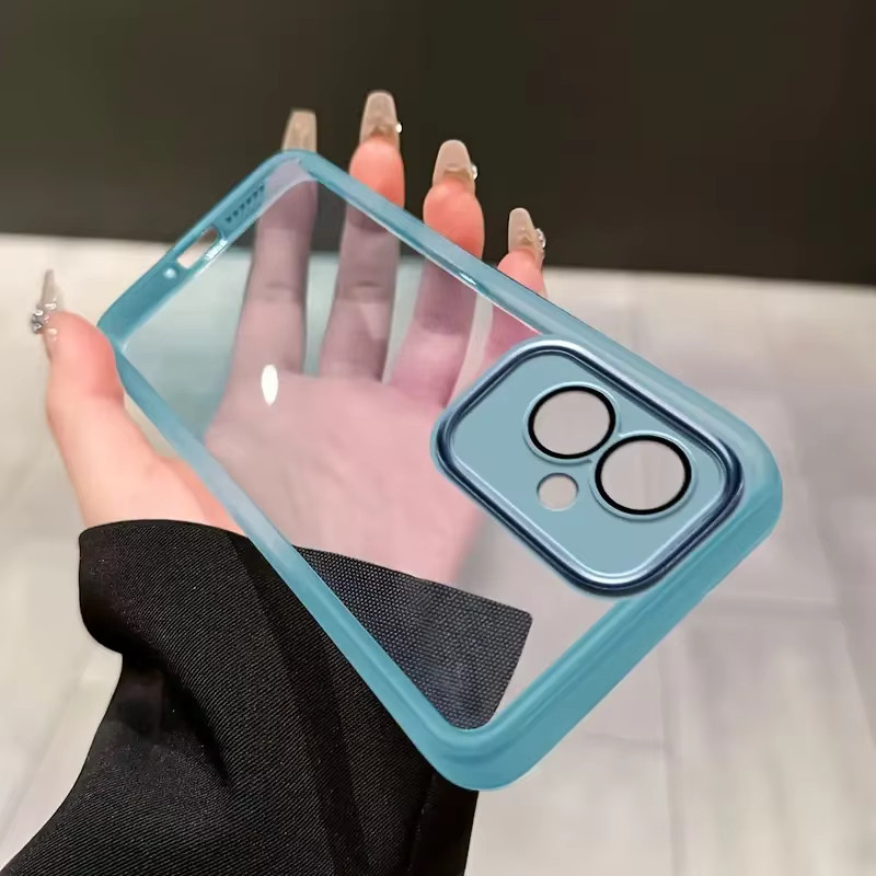 Transparente Handyhülle mit Kameraobjektivschutz für Motorola Moto G35 5G G14 G24 G04 E14 G34 G32 G54 G85 G84 G75 G15 G05 G67 G77 - Bild 1