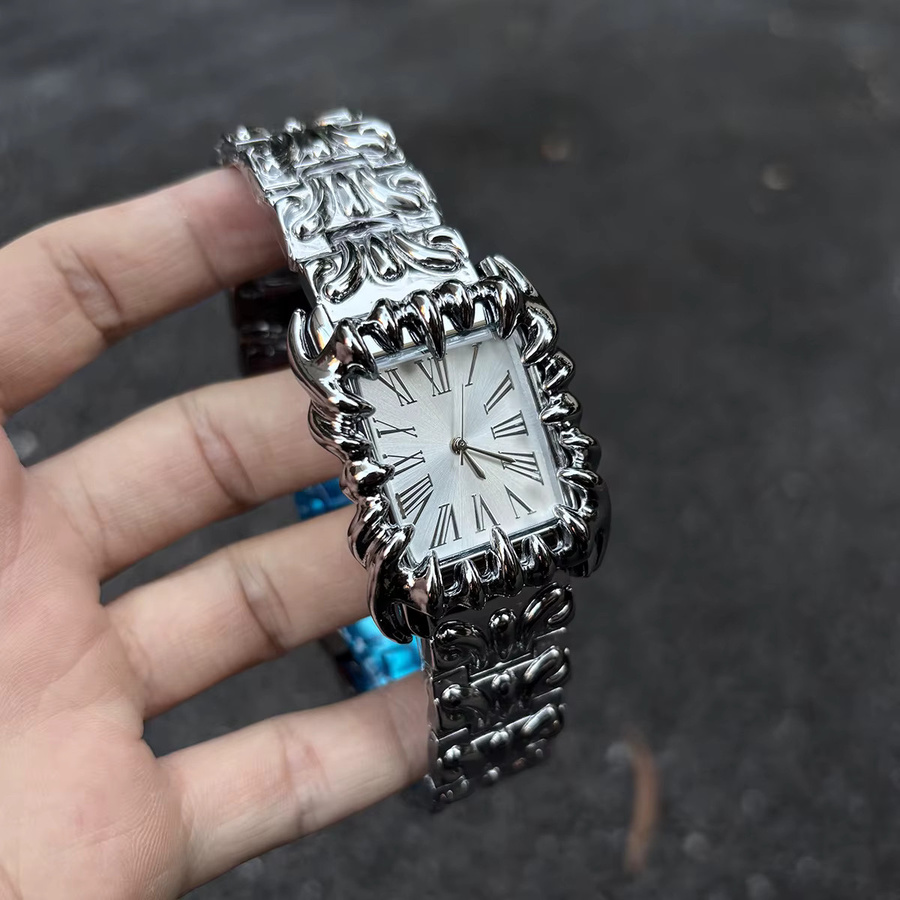 Alabaster Industries Armbanduhr Edelstahl, Quarz, Silber, Schwarz, Herren - Bild 2
