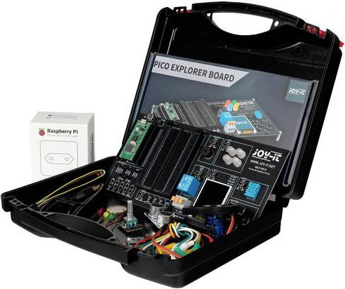 Joy-it RB-P-XPLR-SET Explorer Set mit Aufbewahrungskoffer, LEDs, Sensoren, Netzteil und USB-C-Kabel in Multicolor - Bild 1