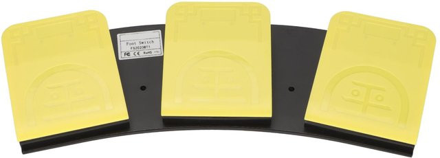 Programmierbarer USB-Fußschalter von mfySpace mit mechanischem Schalter und Dual-Mode-Verbindung in Gelb - Bild 1
