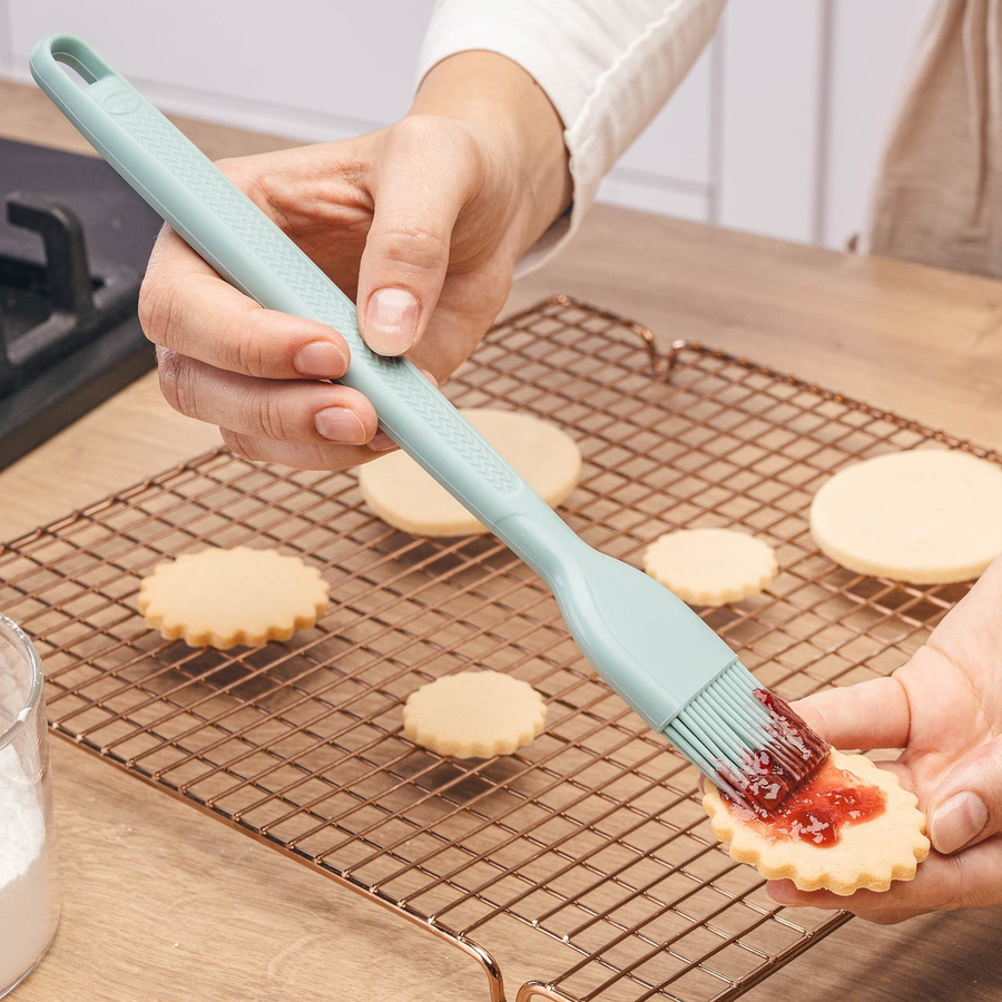 Dr. Oetker Backpinsel Vintage Oster Manufaktur aus Silikon in Türkis - Bild 2