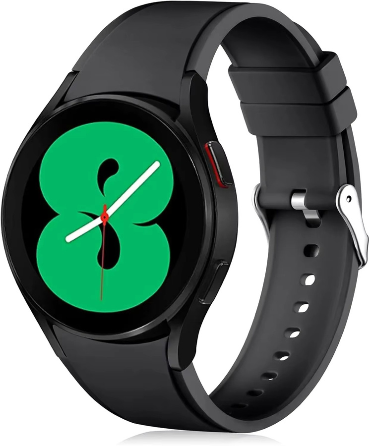 RWBANDS Uhrenarmband Silikon, Schwarz, Unisex - Bild 1
