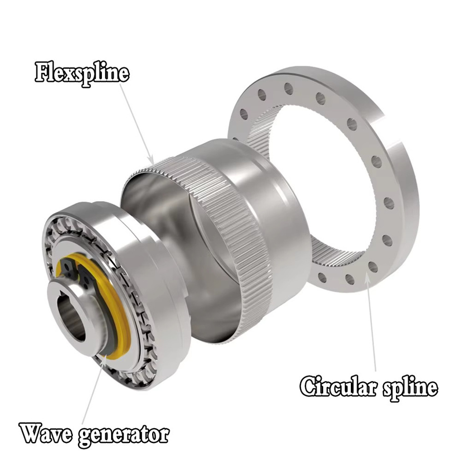 YUN DUAN Harmonic Gear Drive Hochpräziser Cup Typ Nema17 Schrittmotor-Antriebssatz für rotierende Roboterplattformen - Bild 4