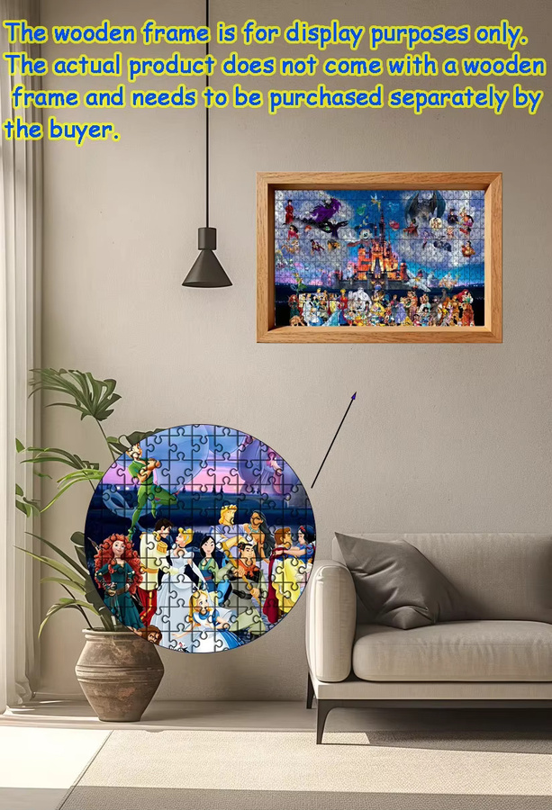 Disney Princess Schneewittchen-Puzzle, 108 Teile, Holzpuzzle - Bild 3