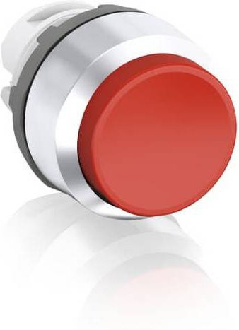 ABB MP3-20R Drucktaster-Frontelement in Rot mit IP66 Schutzart, Breite: 28 mm, Höhe: 11,5 mm - Bild 1