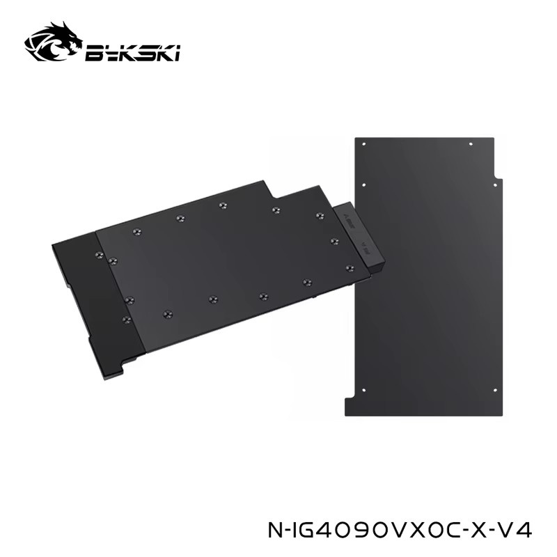 Bykski Wasserblock Metalledition für iGame Geforce RTX 4090 Advanced OC in Schwarz mit Rückplatte N-IG4090VXOC-X-V4 - Bild 2